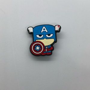 5/$10 Captain America crocs charm